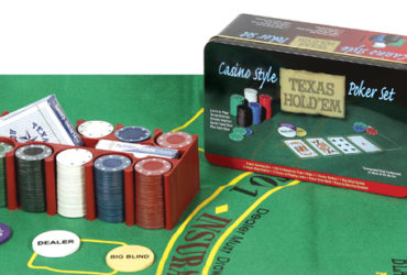 Supergifts Texas Holdem Σετ Μάρκες Πόκερ 200τμχ / 2 Τράπουλες / Τσόχα