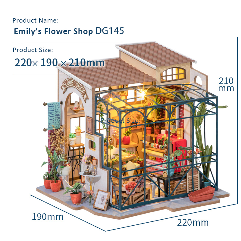 3D Puzzle Robotime Emily’s Flower Shop DG145