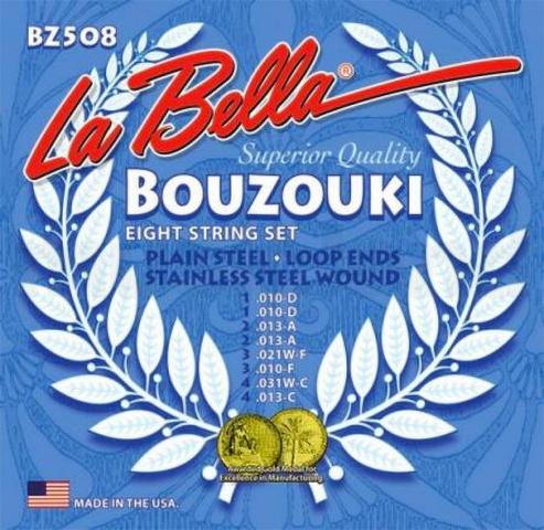 La Bella BZ-508 8-string Bouzouki Set – 10-31