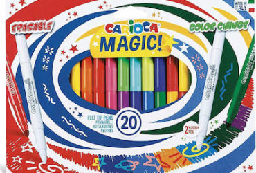 Carioca Magic Markers Μαγικοί Μαρκαδόροι Ζωγραφικής Χονδροί σε 20 Χρώματα