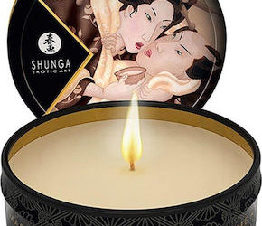 Shunga Erotic Art Mini Massage Candle Intoxicating Chocolate 30ml