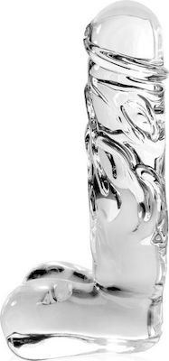 Pipedream Icicles No 40 Hand Blown Glass Massager 6" Clear