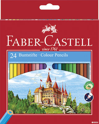 Faber Castell Ξυλομπογιές Κάστρο 24 τεμ.