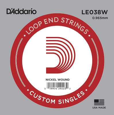 Daddario Loop End Singles .038