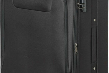 Diplomat ZC984 Μεγάλη Βαλίτσα με ύψος 77cm σε Μαύρο χρώμα
