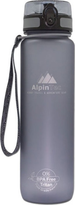 AlpinPro Q-1000 Πλαστικό Παγούρι 1000ml Γκρι