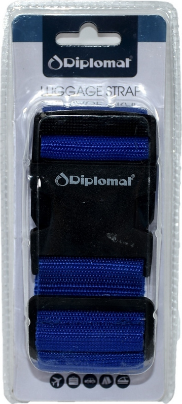 Diplomat ACSTRAP1 Ιμάντας Βαλίτσας Με Συνδυασμό Ασφαλείας 190cm Μπλε