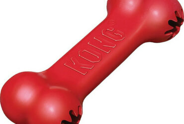 Kong Goodie Παιχνίδι Σκύλου Κόκκαλο Μασητικό Από Καουτσούκ Large Κόκκινο