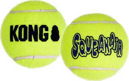 Kong Tennis Παιχνίδι Σκύλου Μπάλα Air Squeaker Λαστιχένιο/Τσόχα Medium 3 τμχ