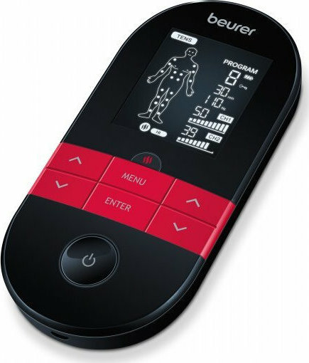 Beurer EM59 Φορητή Συσκευή Παθητικής Γυμναστικής Tens/Ems με Λειτουργία Θερμότητας