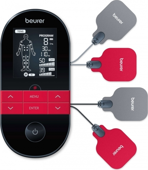 Beurer EM59 Φορητή Συσκευή Παθητικής Γυμναστικής Tens/Ems με Λειτουργία Θερμότητας