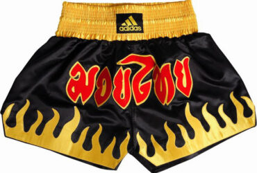 Shorts Adidas – Thai Boxing Fire Design