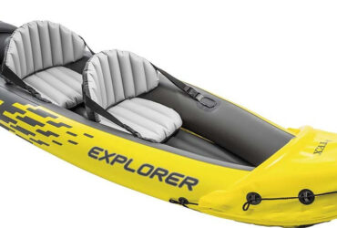 Intex Explorer K2 68307 Φουσκωτό Kayak Θαλάσσης 2 Ατόμων Κίτρινο