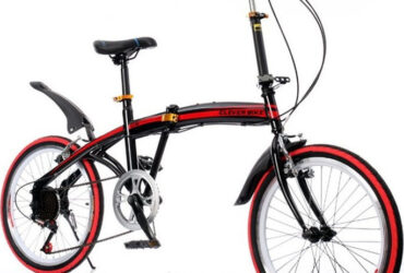 Clever Bike V2 20" Κόκκινο Σπαστο Ποδηλατο Πολης με 6 Ταχυτητες