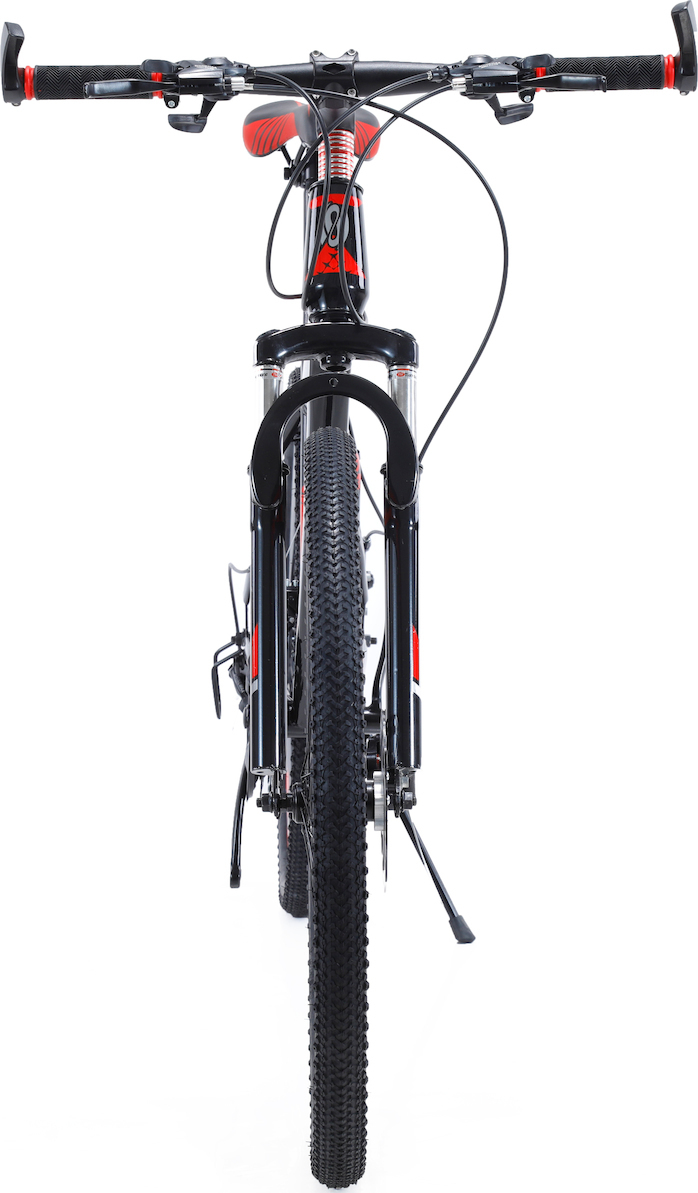 High Grade DBN003 26" Μαυρο/Κοκκινο Mountain Bike με 21 Ταχυτητες και Δισκοφρενα