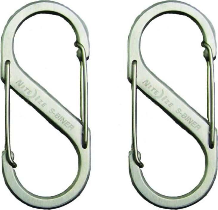 NITE IZE S-BINER Stainless Steel Dual Carabiner size1