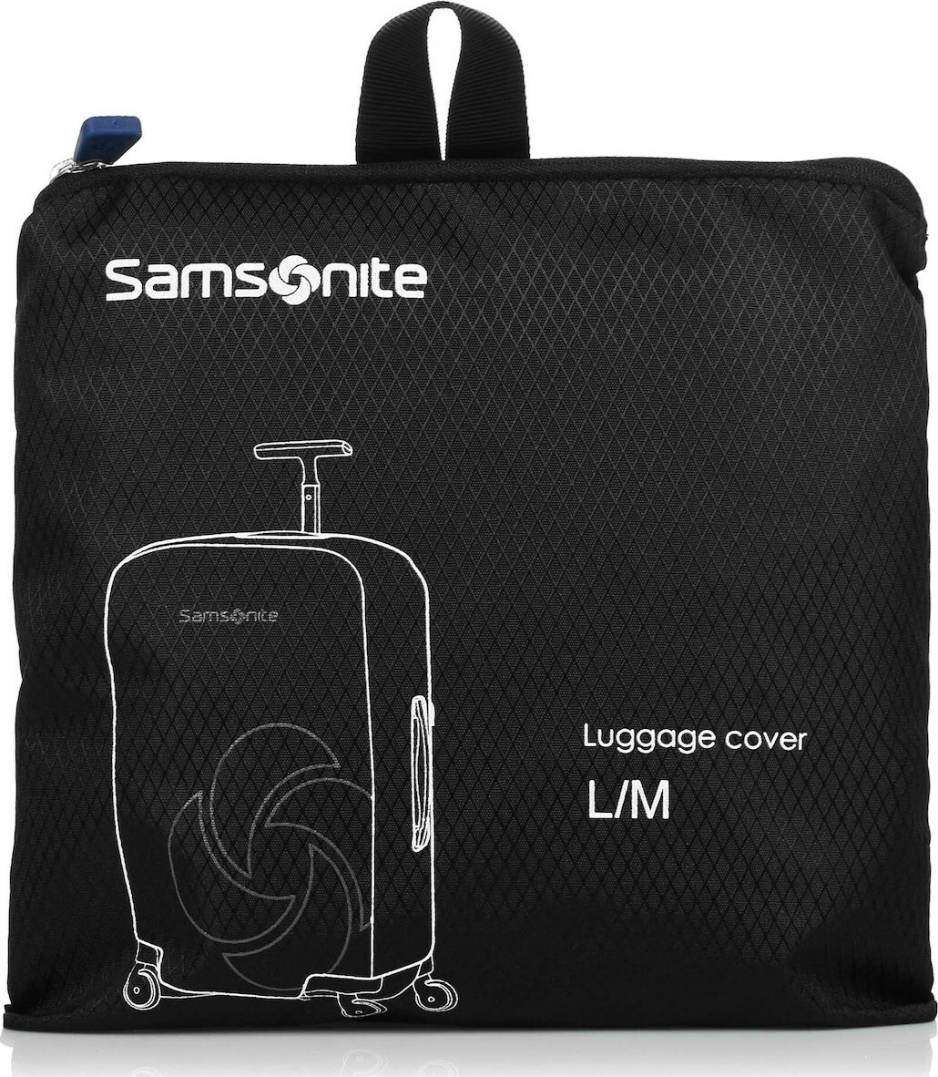 Samsonite Κάλυμμα Βαλίτσας Luggage Cover M/L Black