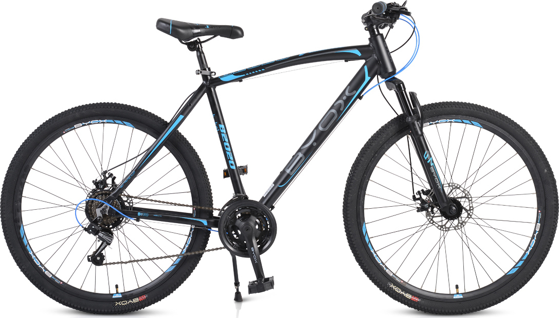 Byox B 27.5" 2020 Μαυρο Mountain Bike με 21 Ταχυτητες και Δισκοφρενα