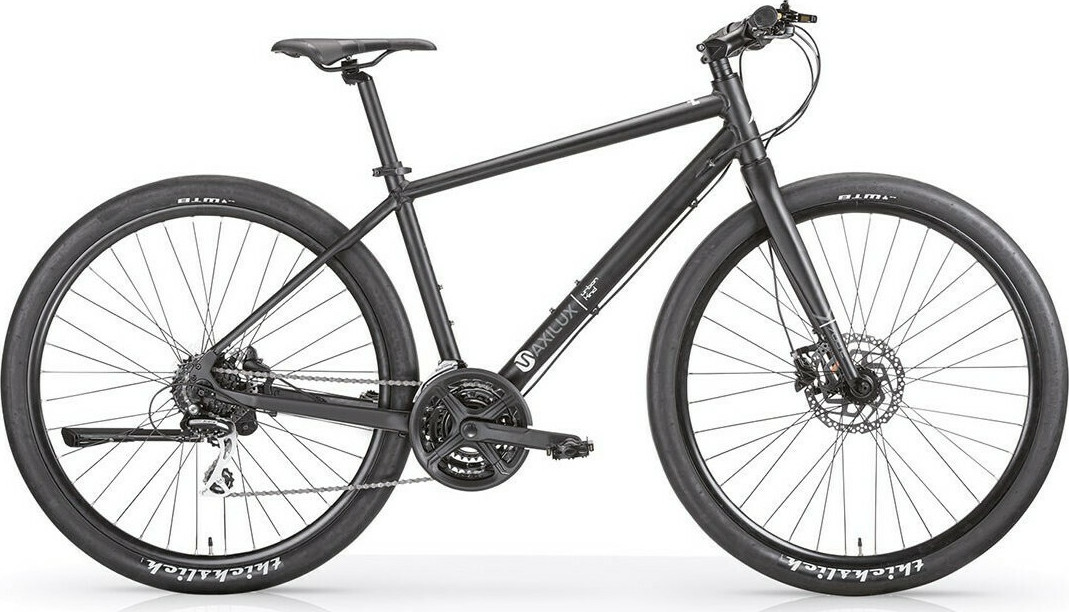 MBM Maxilux 29" 2021 Μαυρο Ποδήλατο Trekking με 24 Ταχυτητες και Δισκοφρενα