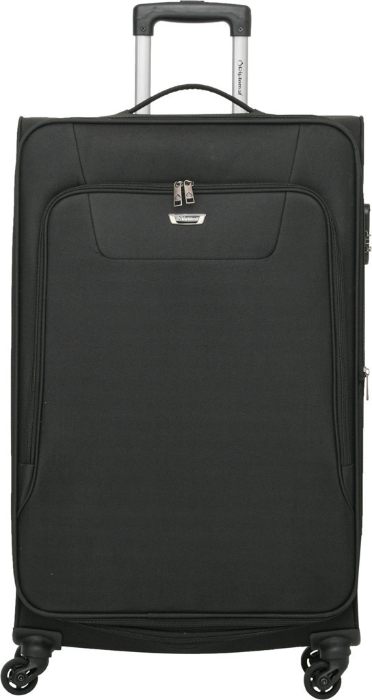 Diplomat ZC984 Μεγάλη Βαλίτσα με ύψος 77cm σε Μαύρο χρώμα