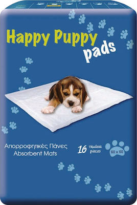 Mediform Happy Puppy Pads Υποσέντονα για Σκύλους 60×60εκ. 16 τμχ