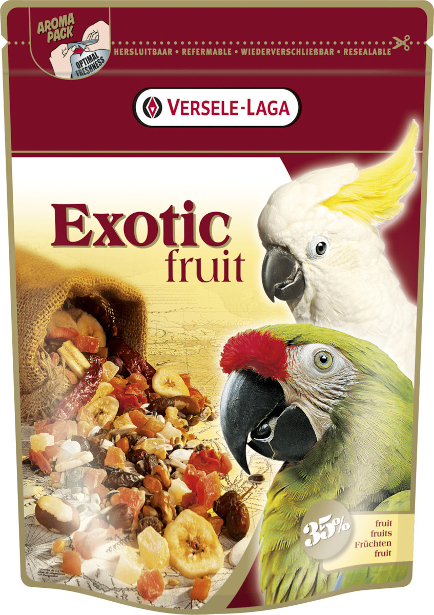 Versele Laga Exotic Fruit για Μεγάλους Παπαγάλους 0.6kg