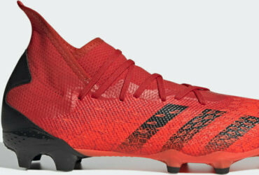 Adidas Predator Freak .3 FG Ψηλά Ποδοσφαιρικά Παπούτσια με Τάπες Κόκκινα