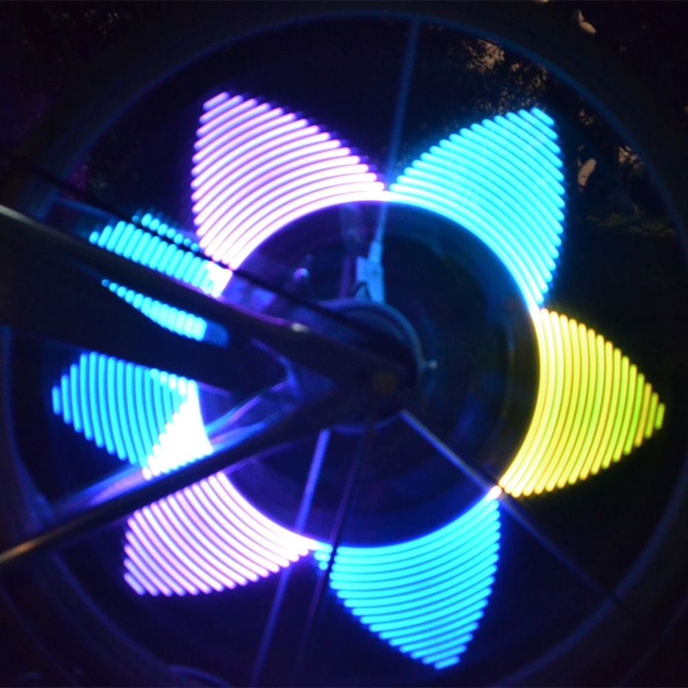 WHEELIGHT N016C Colorful 32 LEDs Bicycle Wheels Flashing Signaling Light
