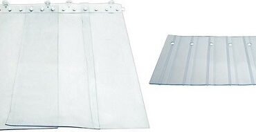 FrigoHellas OEM  Ετοιμη Ριγωτη κουρτινα PVC Για πορτα Ψυκτικου Θαλαμου ΜxΥ: 1200x2200mm