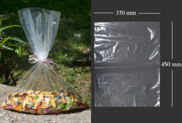 Σακουλακια – Φιλμ συρρικνωσης (POF shrink) για την συσκευασια τροφιμων 350×450 mm – 100 τεμαχια