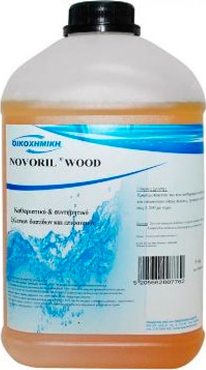 NOVORIL WOOD ΚΑΘΑΡΙΣΤΙΚΟ ΚΑΙ ΣΥΝΤΗΡΗΤΙΚΟ ΞΥΛΙΝΩΝ ΕΠΙΦΑΝΕΙΩΝ ΚΑΙ ΔΑΠΕΔΩΝ 5Kg