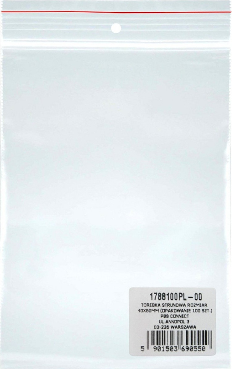 Σακουλακι με κλεισιμο zip 40×60 mm διαφανη πλαστικα