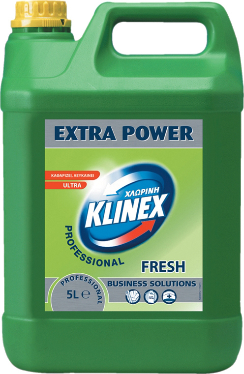 Klinex Παχυρρευστο Υγρο Χλωριο Ultra Extra Power Fresh 5lt