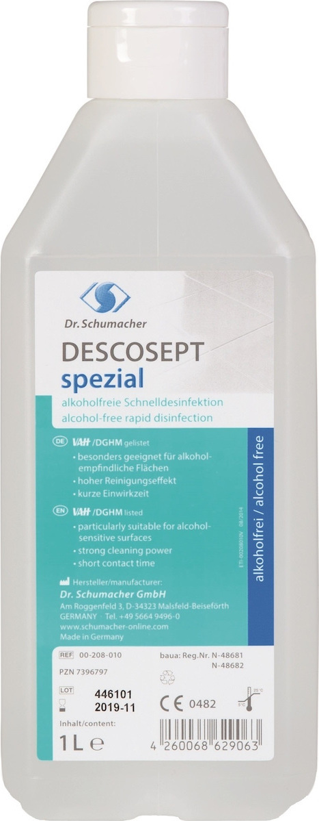 Dr. Schumacher Descosept Spezial Αλκοολουχο Απολυμαντικο Επιφανειων 1 lt