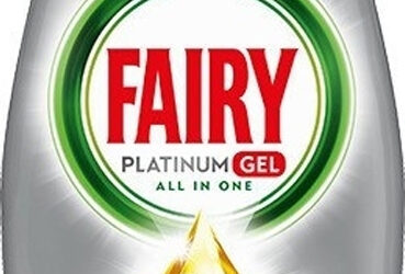 Fairy Platinum Gel Υγρο Πλυντηριου Πιατων 650ml με Αρωμα Λεμονι