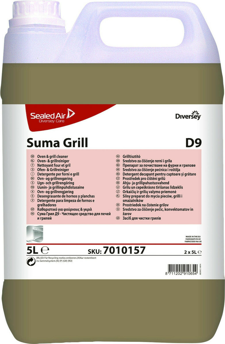 Suma Grill D9 καθαριστικο λιπαρων ρυπων 5ltr