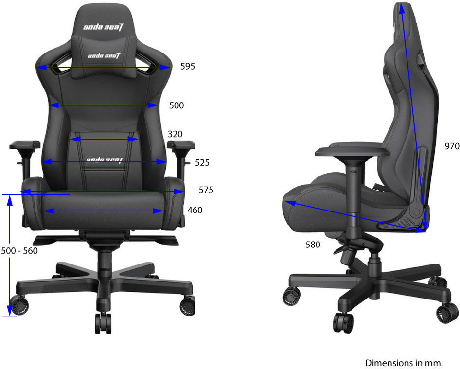 Gaming Chair Anda Seat KAISER-II Black