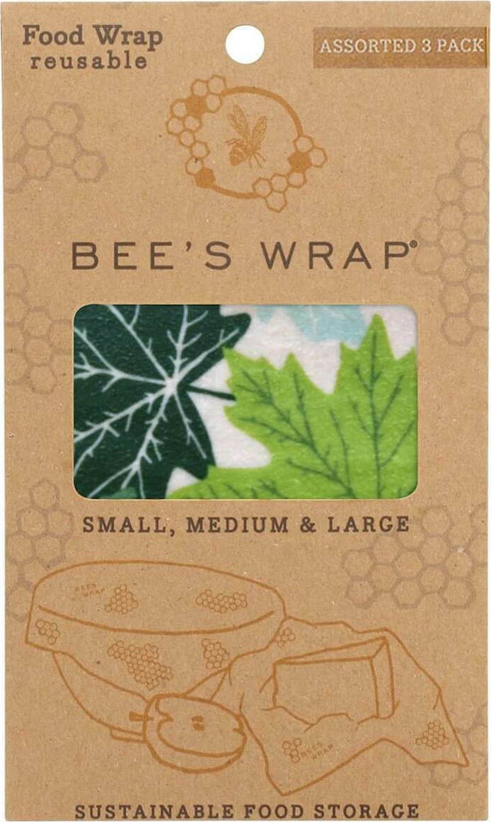 Κερομάντηλα τροφίμων Bee’s wrap “Forest Floor” 3-pack