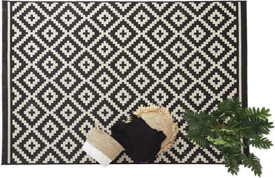 Χαλί Καλοκαιρινό 160×235 Royal Carpets Flox Black