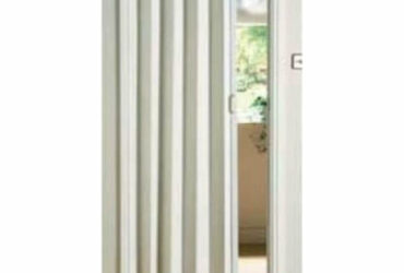 Πόρτα Πτυσσόμενη Εσωτερική Φυσαρμόνικα Λευκή 81x220cm Ergo