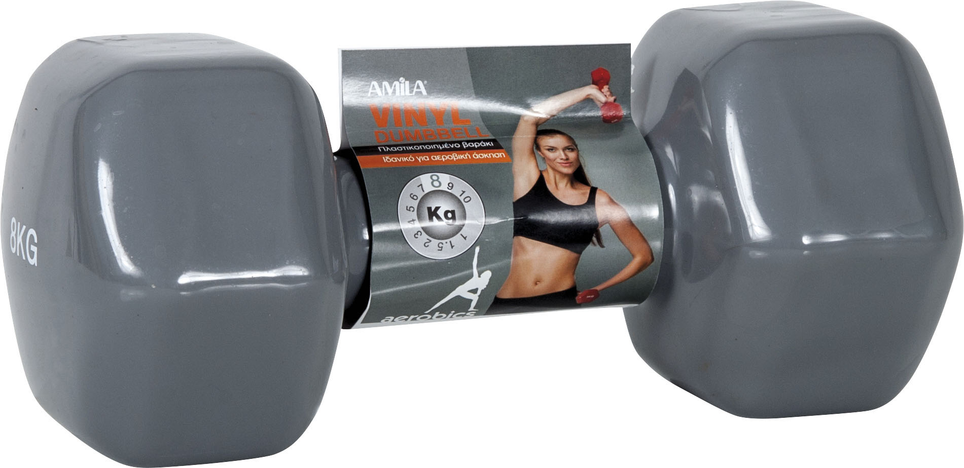 AMILA Vinyl Dumbbell 8Kg