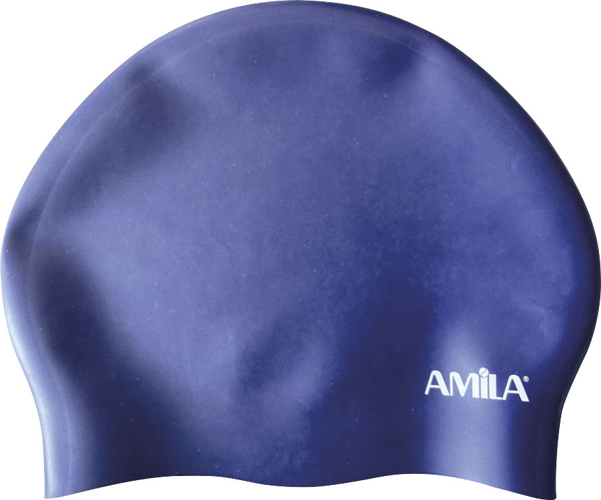Σκουφάκι Κολύμβησης AMILA Long Hair HQ Μπλε