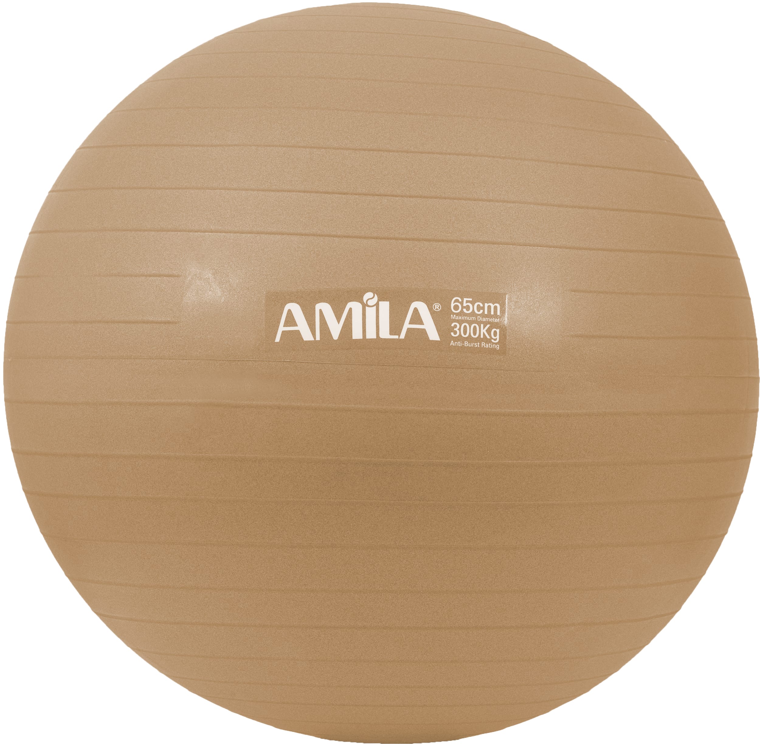 Μπάλα Γυμναστικής AMILA GYMBALL 65cm Χρυσή Bulk