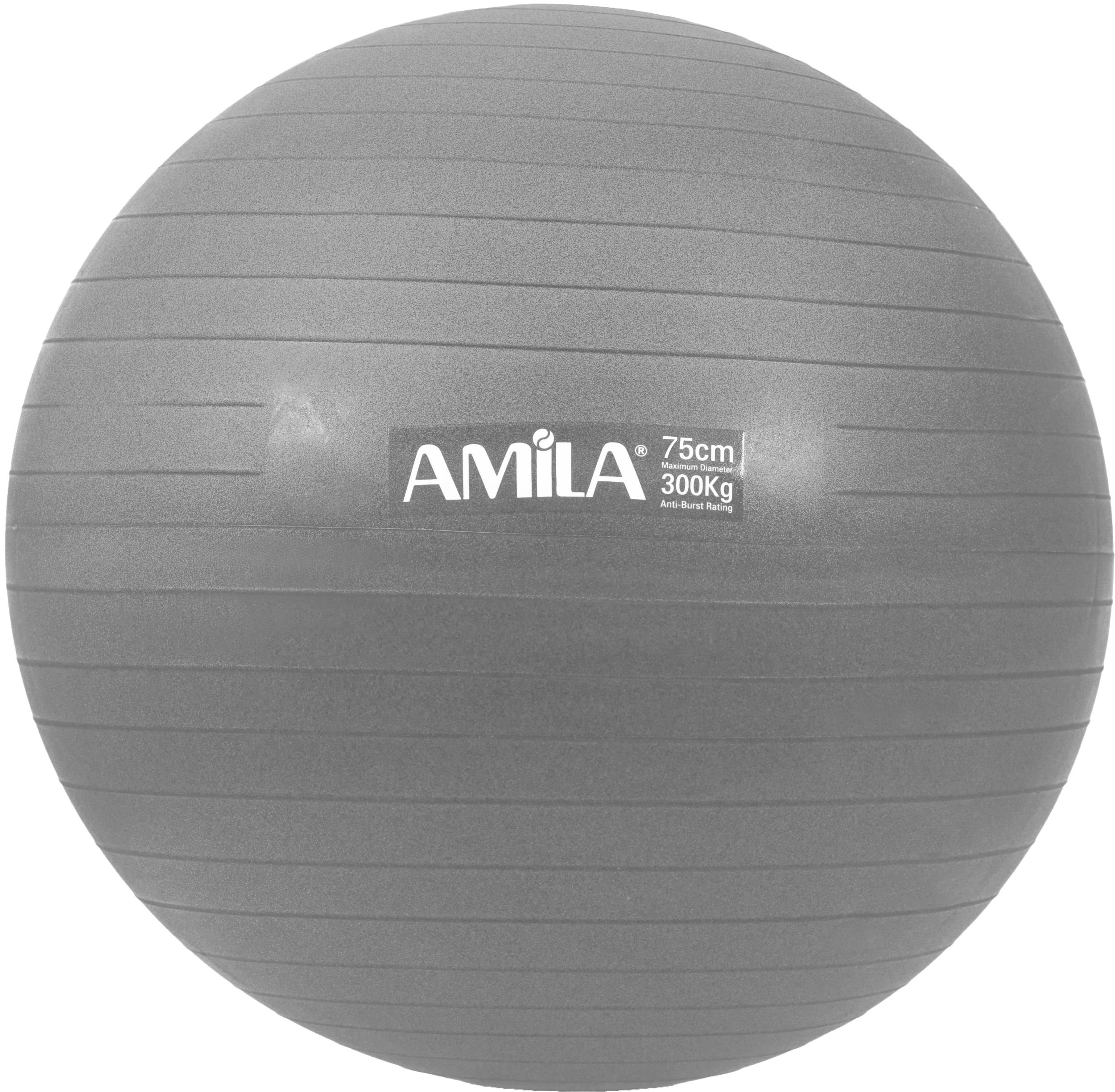 Μπάλα Γυμναστικής AMILA GYMBALL 75cm Γκρι Bulk