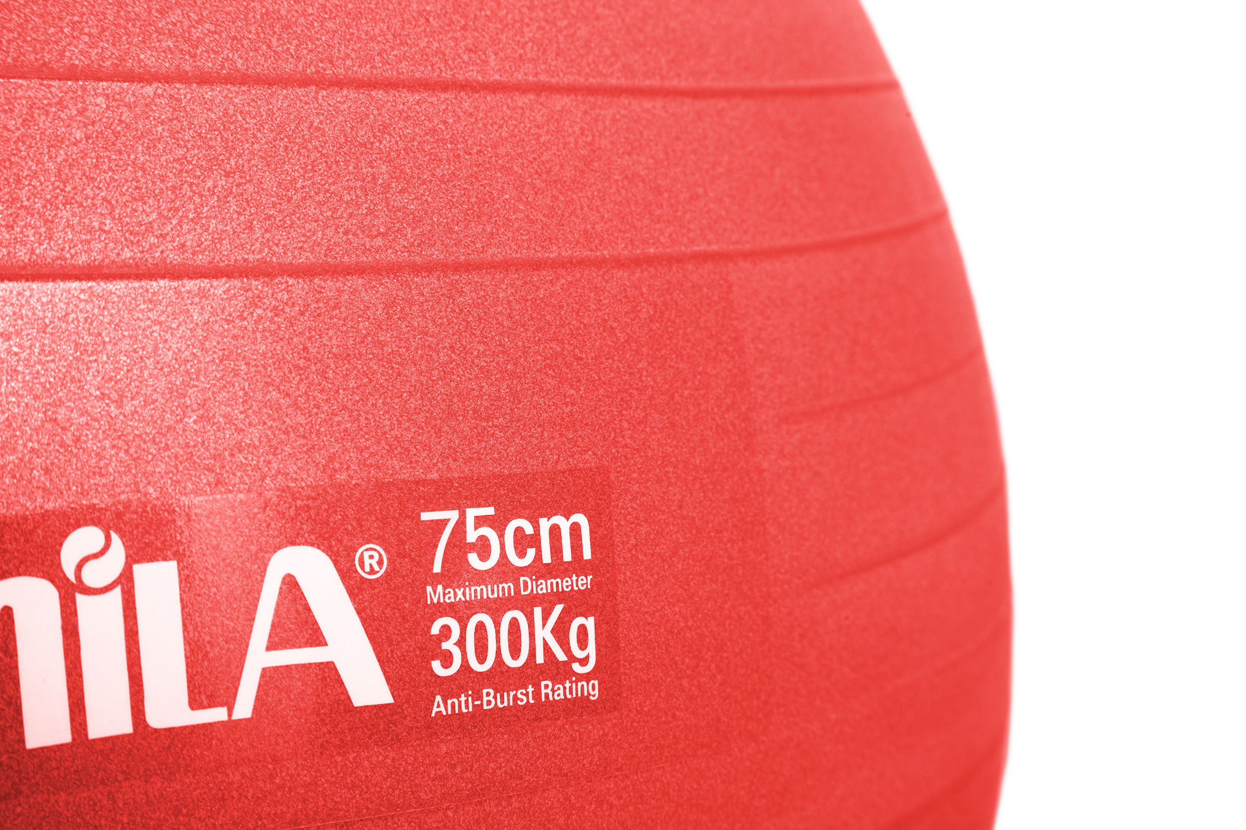 Μπάλα Γυμναστικής AMILA GYMBALL 75cm Κόκκινη Bulk