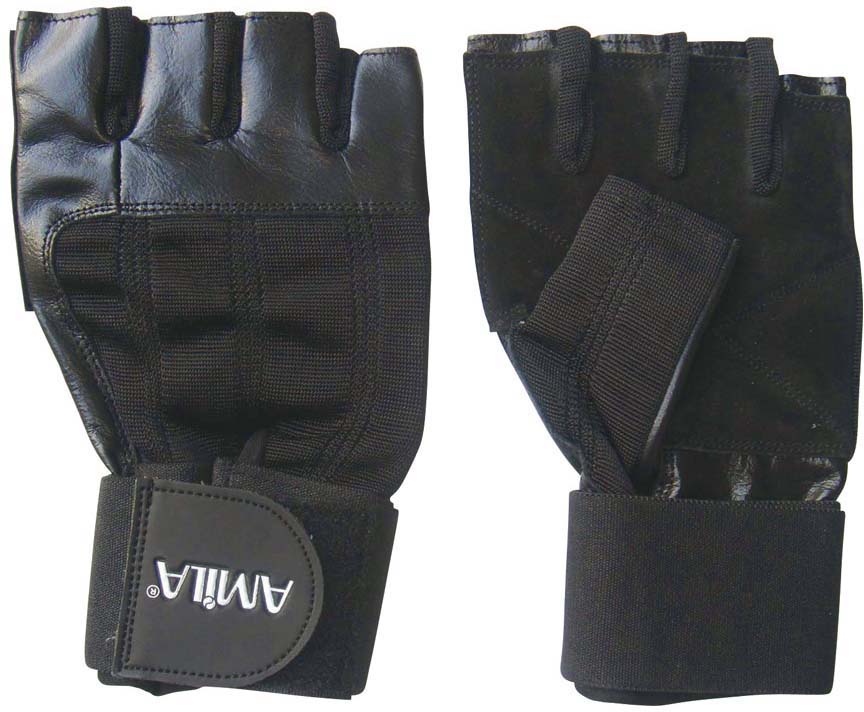 Γάντια Άρσης Βαρών AMILA Nappa Amara Wrist Μαύρο M