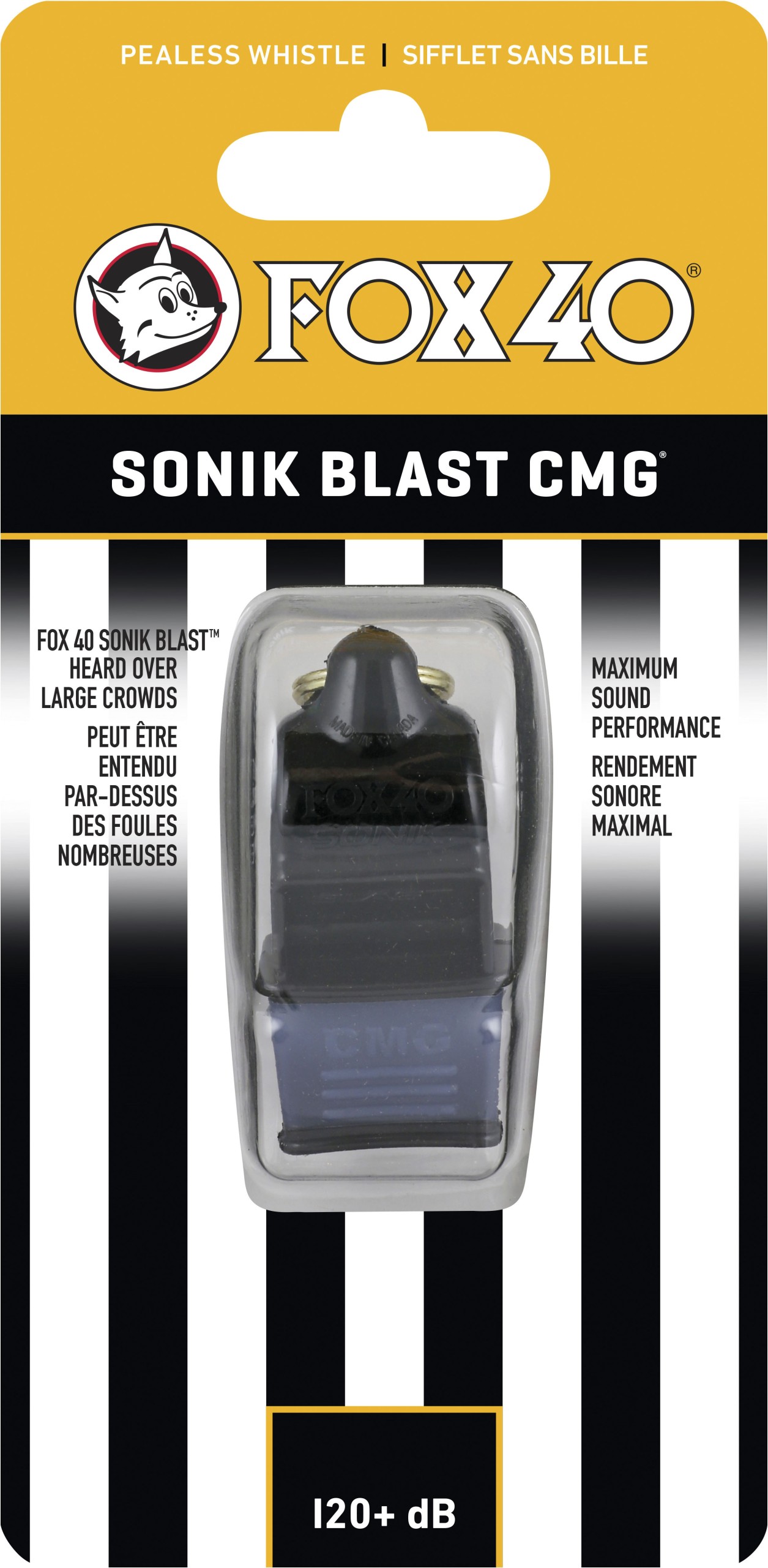Σφυρίχτρα FOX40 Sonik Blast Official CMG Μαύρη