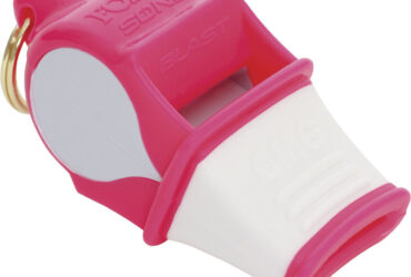 Σφυρίχτρα FOX40 Sonic Blast CMG Safety Ροζ/Λευκή με Κορδόνι