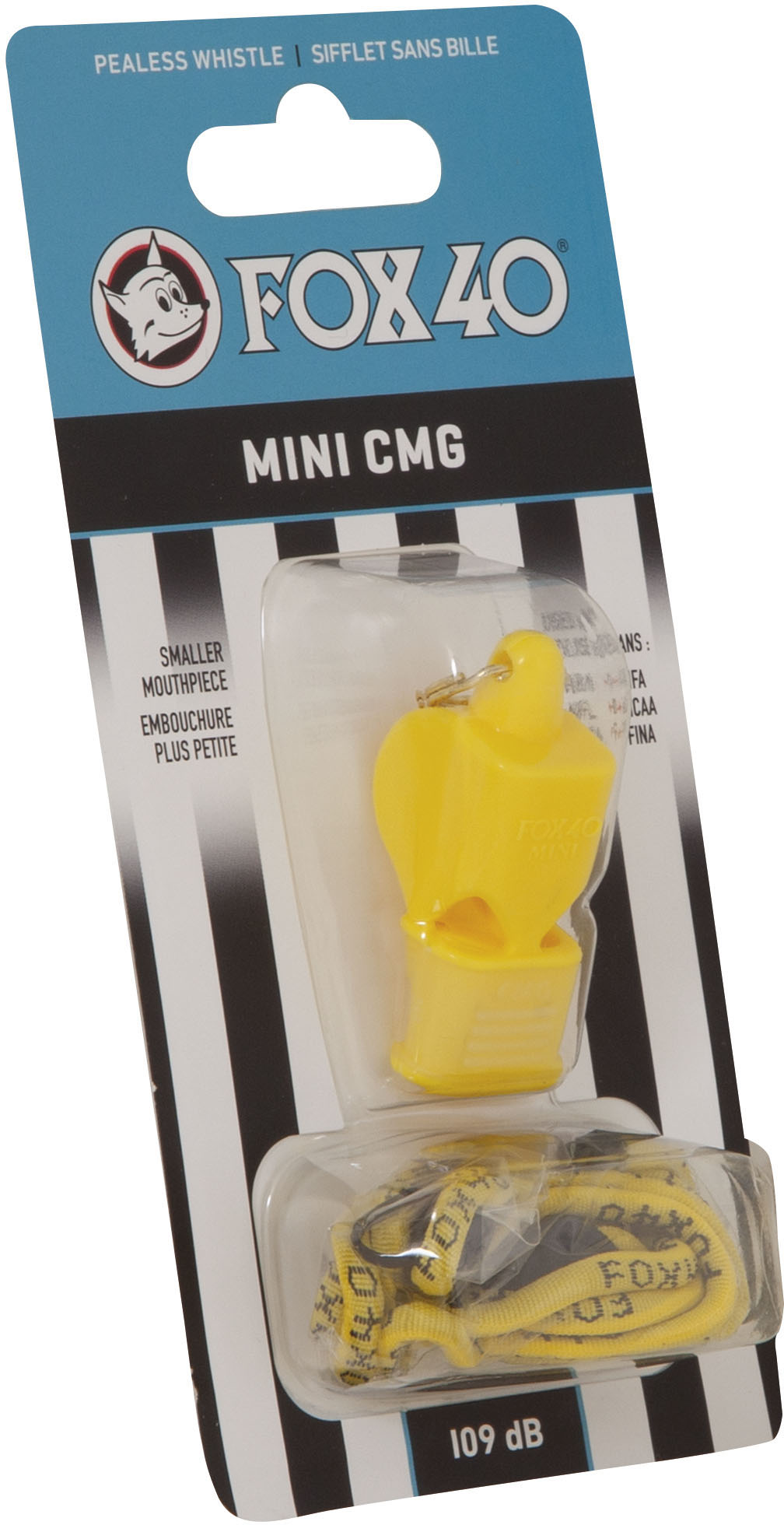 Σφυρίχτρα FOX40 Mini CMG Official Κίτρινη