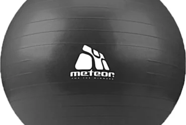 Meteor gym ball 75 cm with pump black 31134